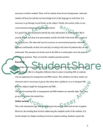 Qualified Teaching and Education