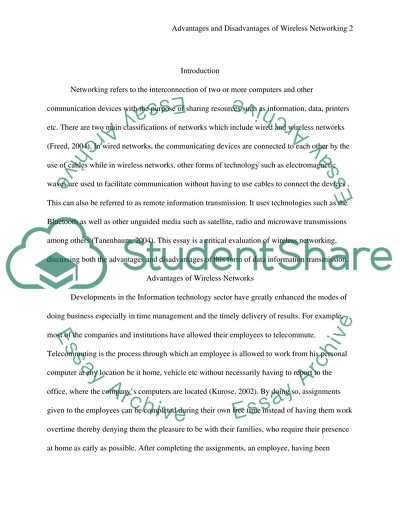 Advantages and Disadvantages of Wireless Networking