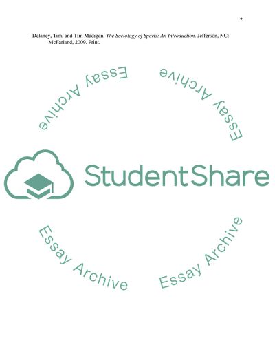 Athletics and Endorsments