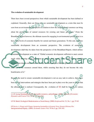 Whether Ecological Modernisation Is Essential, or Not