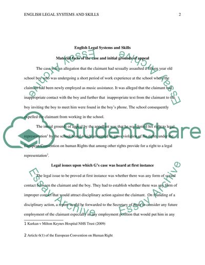 English Legal Systems and Skills