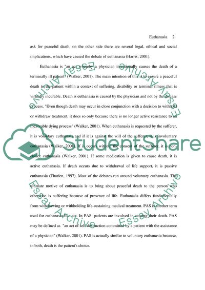 Moral Dilemma of Euthanasia