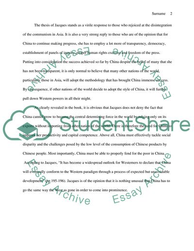 When China Rule the World