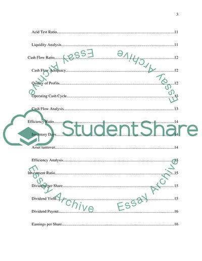 Financial Analysis of Tesco PLC