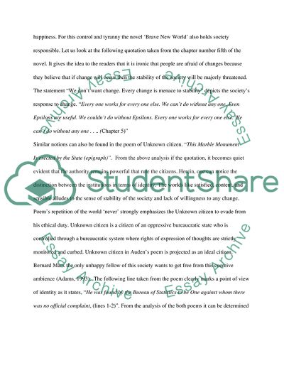 Discuss how (include techniques author uses to prove) the poem