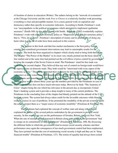 Free to Choose: A Personal Statement, by Milton and Rose Friedman