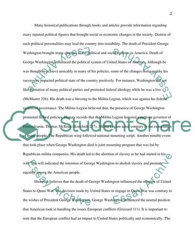 Events in U.S.A History in 1799