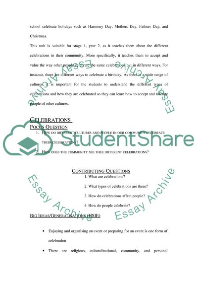 Learning experiences