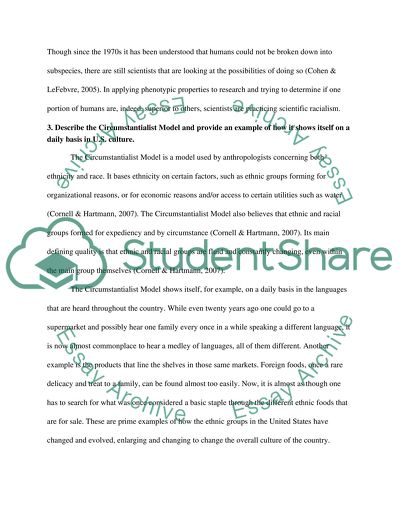 Answering Questions (Anthropology)