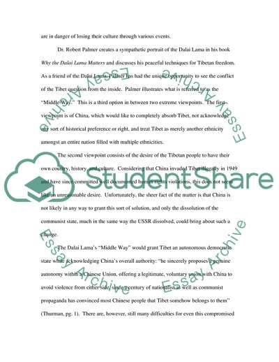 The Tibet Question - The Dalai Lama Shaping Modern History in Tibet