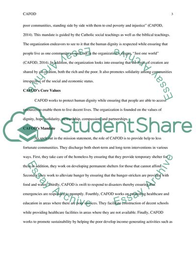 Catholic Agency for Oversees Development