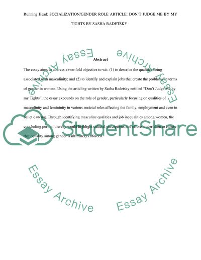 Dont Judge Me by My Tights by Sascha Radetsky