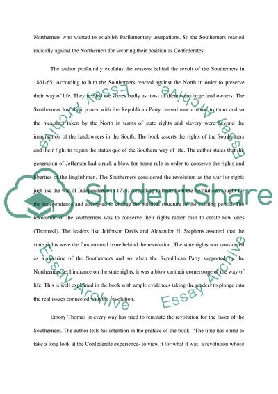 Emory Thomas: Confederacy as a Revolutionary Experience