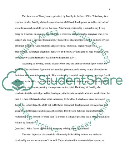 Childrens Psychology Questions