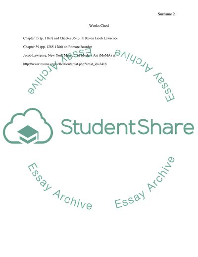 Twentieth Century African-American Artists