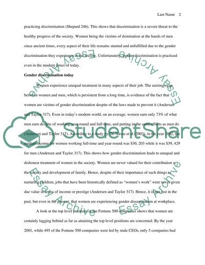 Women are suffering dominance and inferior treatment