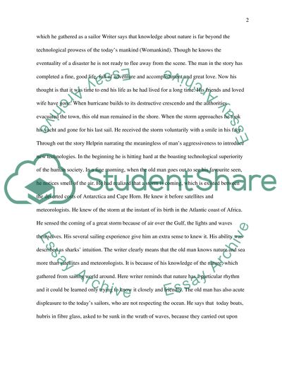 Mark Helprins Views on Life