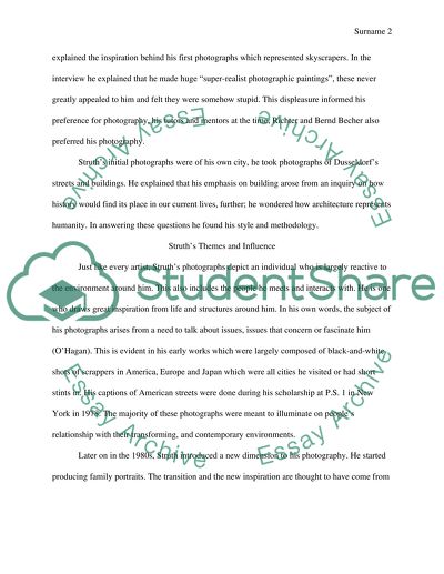 Thomas Struth Themes and Influence