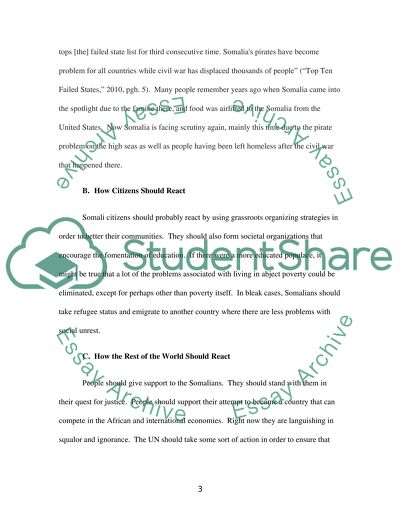 Failed and the Failing States