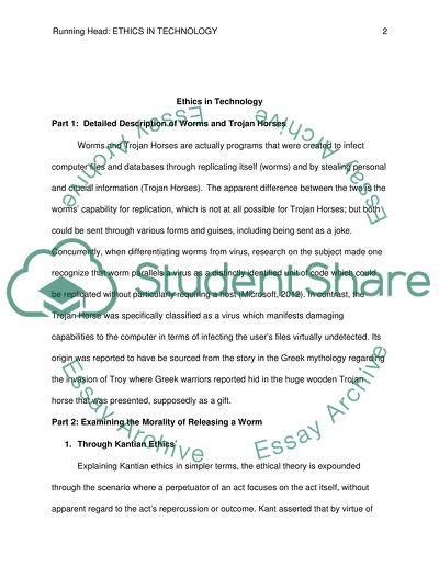 Ethics in Technology