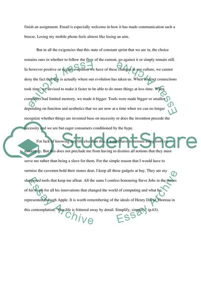 Changes in our culture