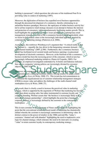 Value in the Context of Marketing