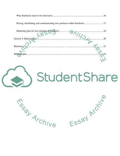 Marketing planning for Starbucks