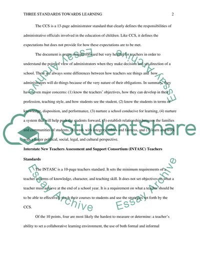 Education and Testing Standards - Wisconsin