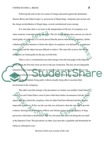 United States vs Recio