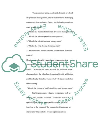 Components of the Study of Business