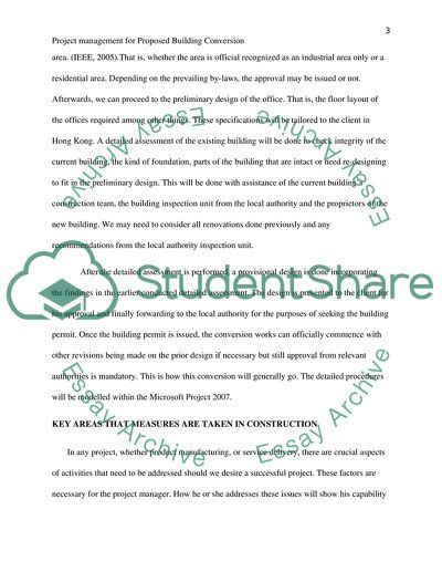 Measures by which the programme for the construction of the structure could be reduced