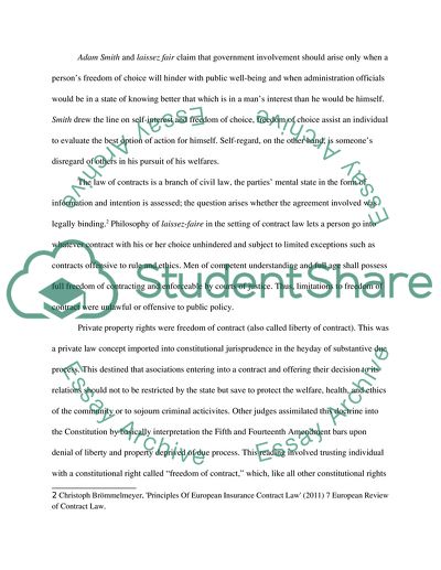 The Opinion of Government Noninterference