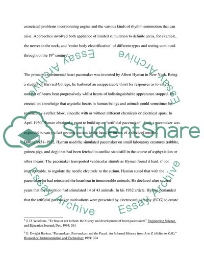 The Importance Of Hymans First Artificial Pacemaker