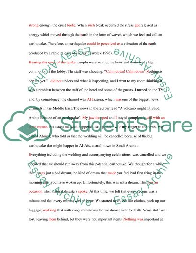 When Disaster Starts