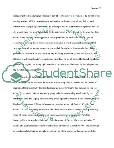 Opportunities and Challenges of Cloud Computing to Improve Health Care Services