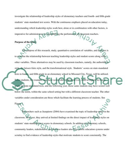 Teacher Leadership Styles