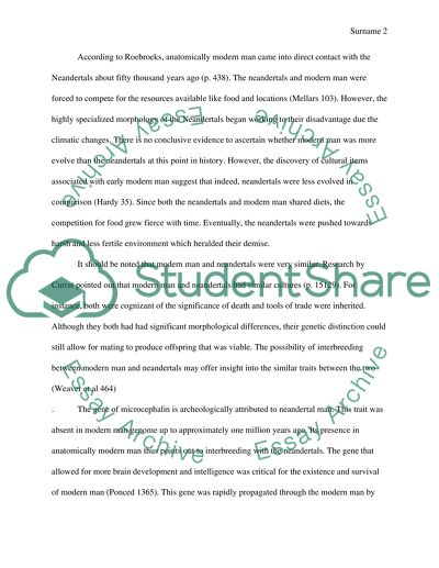 Significance of Neandertals to the Evolution of Anatomically Modern Man
