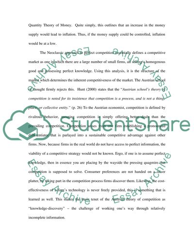 Competition Theories