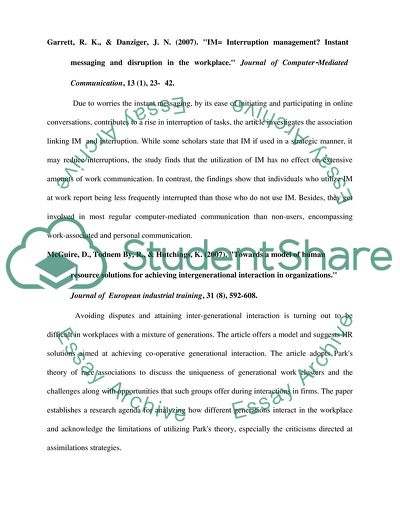 technology in workplace essay