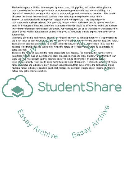 Global Logistics and Supply Chain Management Issues