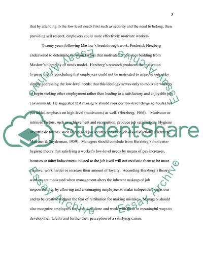 Motivation in Managing People and Organizations