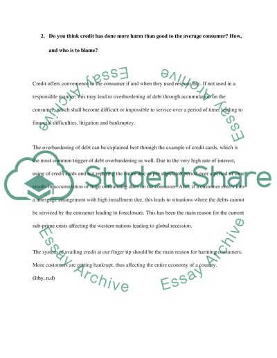 The Signs of Credit Use and Overuse