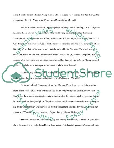 Vampirism in 17th and 18th Century in French Literature