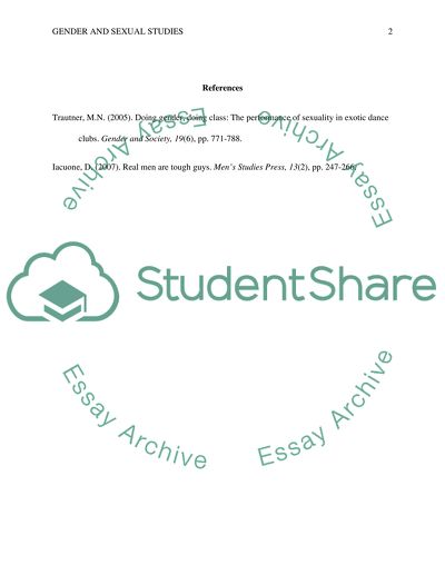 Make one change to a sex and gender related topic