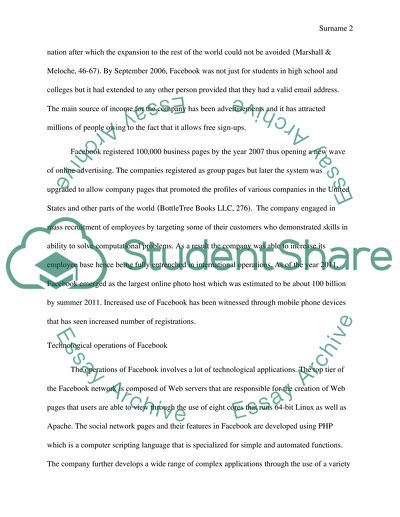 Technology Inquiry Facebook Research Paper Example Topics And Well Written Essays 1000 Words