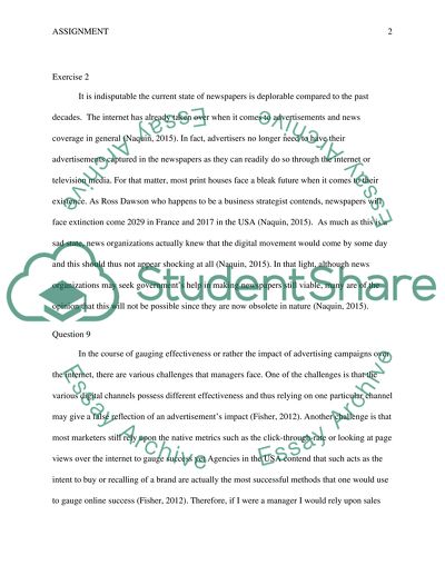 The Current State of Newspapers