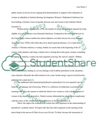 Catholic Churchs View on Ladies Ordination to the Papal Throne