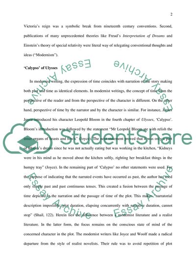 The Principle Objective of Modernist Writing