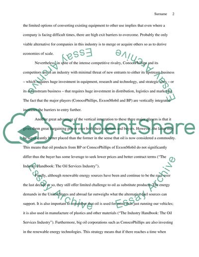 Wide Product Mix of ConocoPhillips Company
