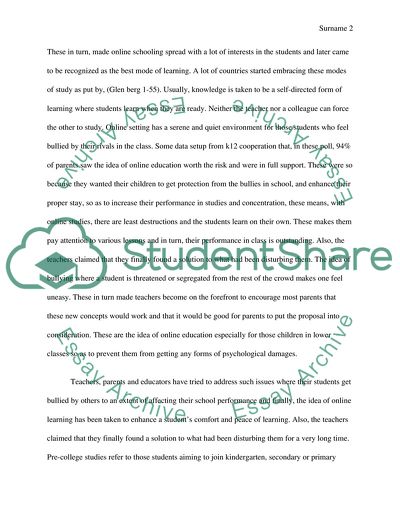 online schooling essay